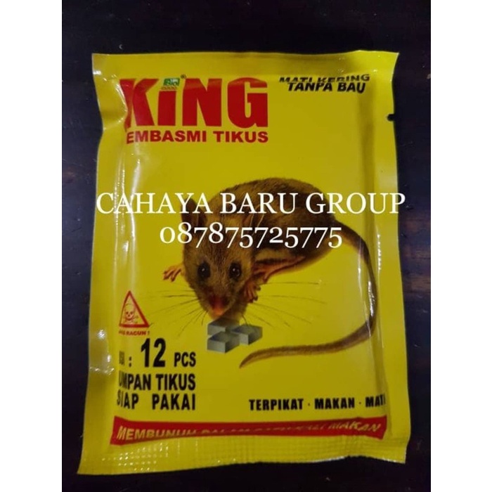 RACUN TIKUS KING PEMBASMI TIKUS MATI KERING bio 2000 bio2000