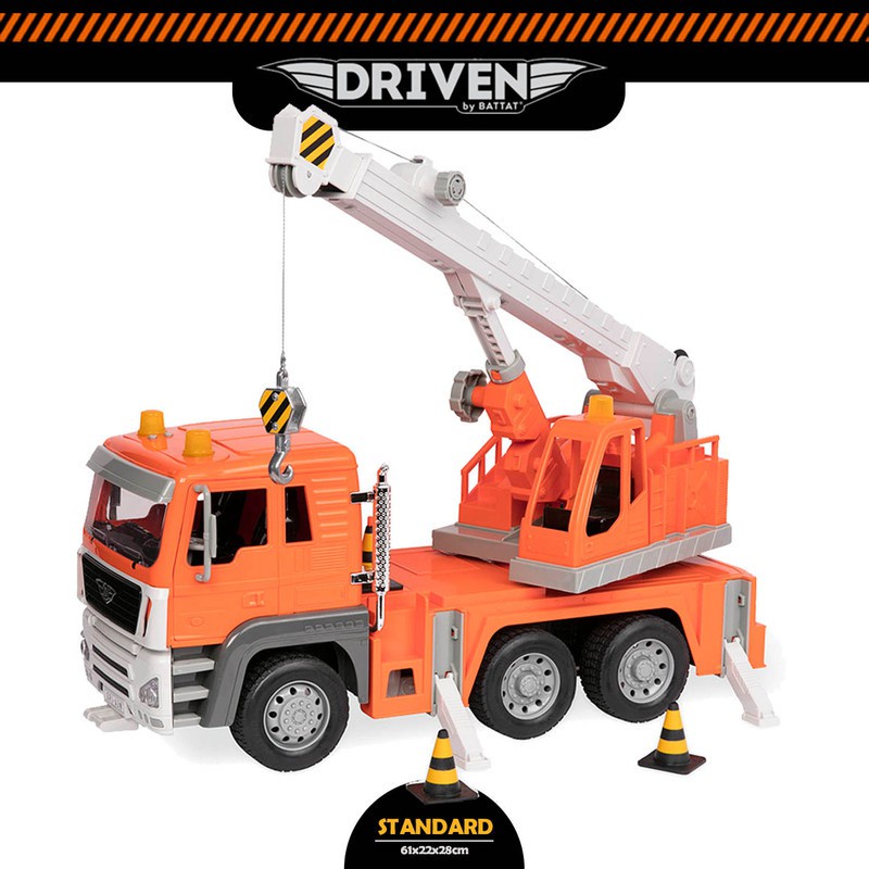 DRIVEN BY BATTAT - WH1002Z Standard Series Crane Truck Mainan Anak