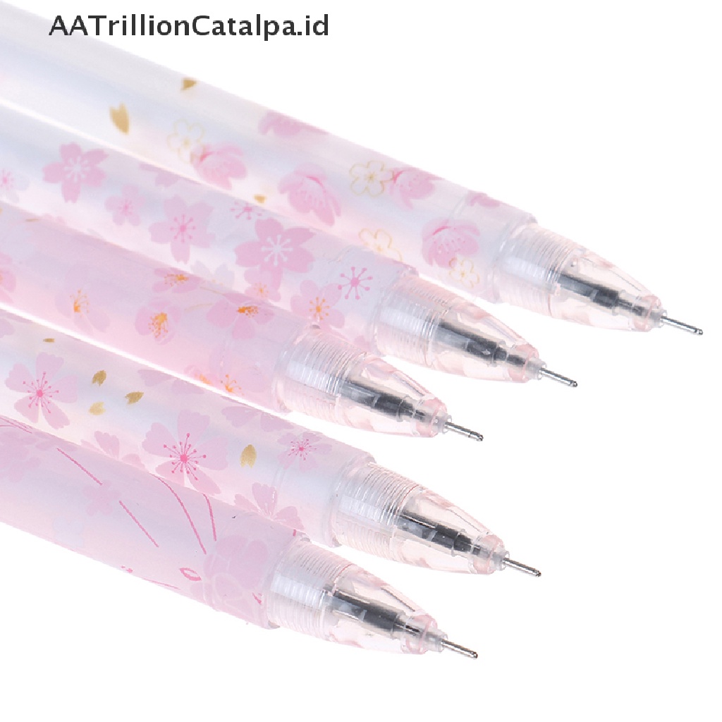 (AATrillionCatalpa) Pulpen Gel Dengan Lampu Untuk Pelajar