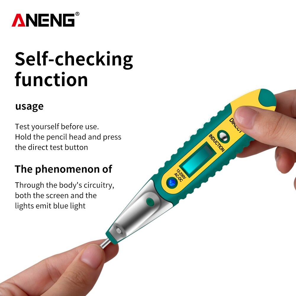 ANENG Tester Pen Non Contact AC Voltage Alert Detector 12V-250V - VD700