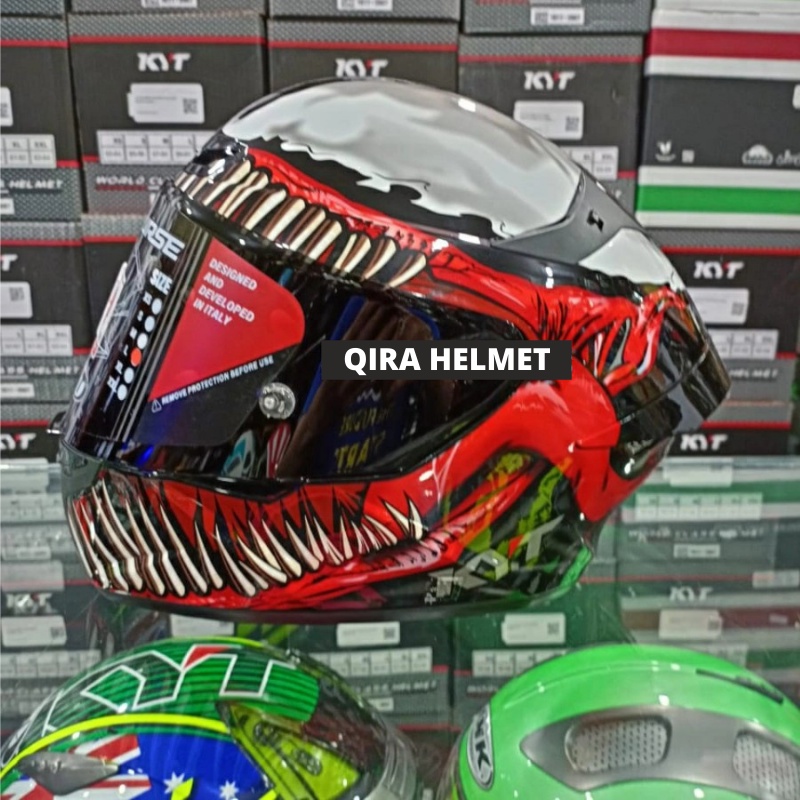 Jual Helm KYT TT COURSE Marvel Venom 2 Limited Edition Full Face