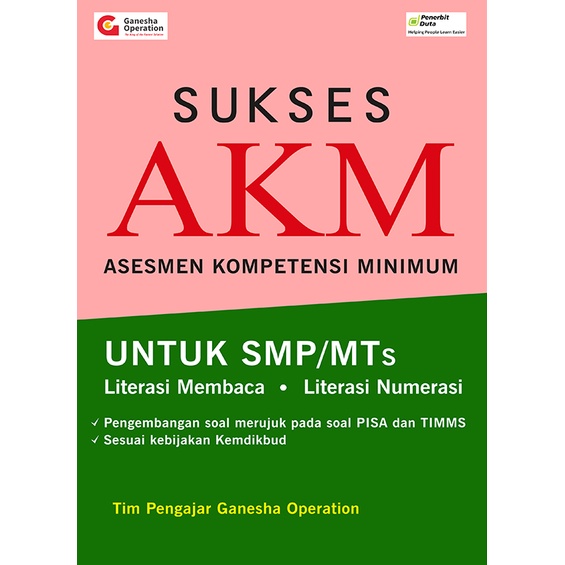 Penerbit Duta - SUKSES AKM 2021 untuk SMP