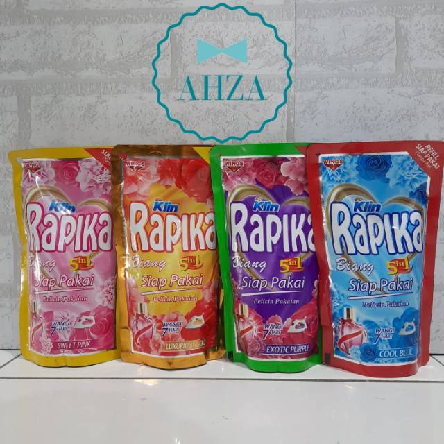 AHZA RAPIKA BIANG 5IN1 PELICIN PAKAIAN  250ML