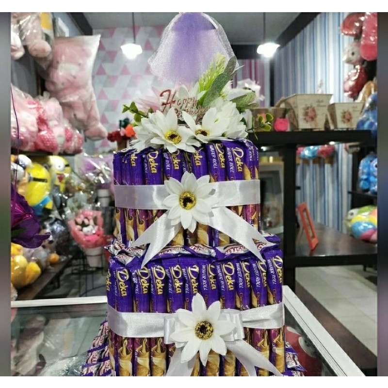 

buquet kue Snack/buket ku Snack ultah/buket Snack eniverseryy