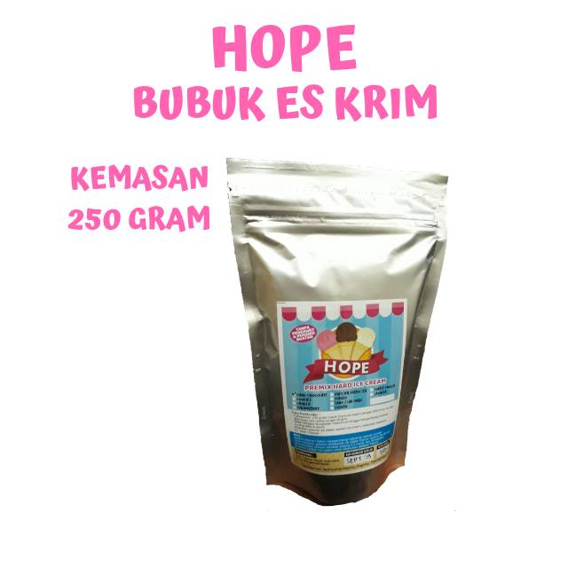 

BUBUK ES KRIM (HOPE) 250 GRAM