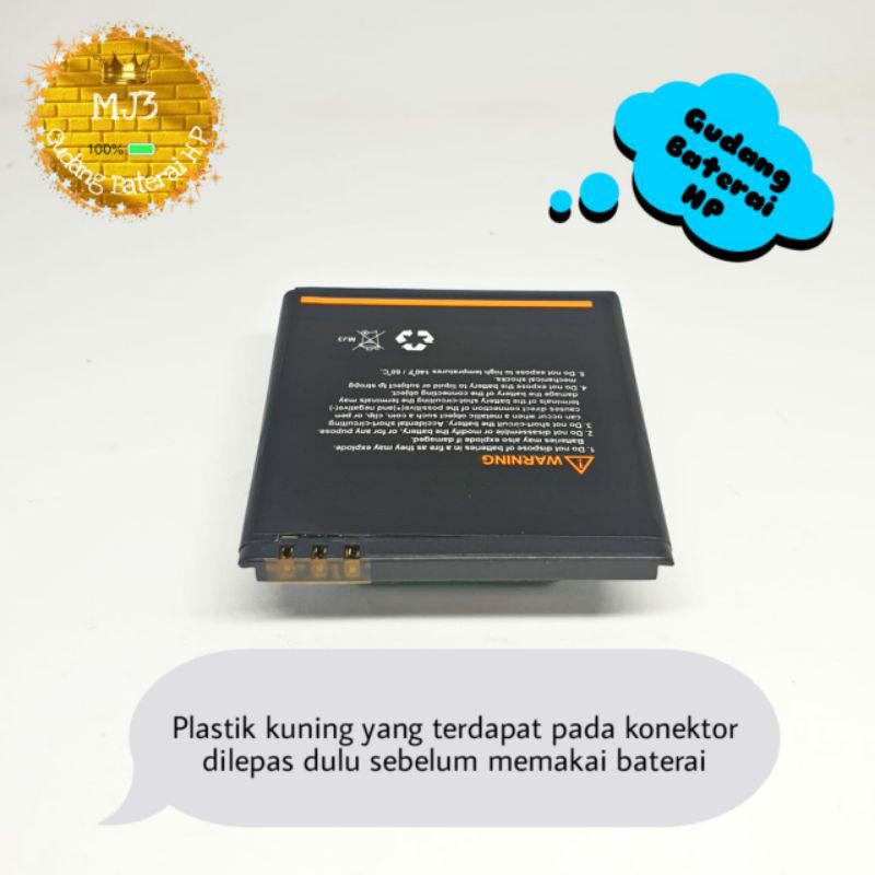 Baterai battery batre evercoss A53 bintang