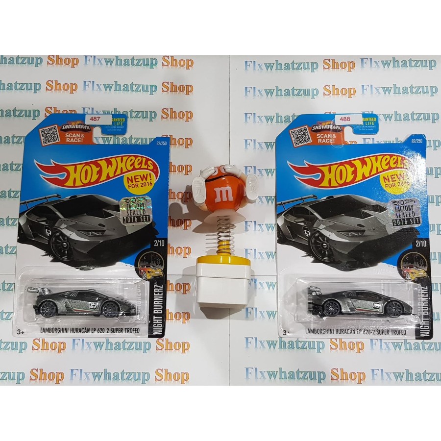 Hot Wheels Lamborghini Huracan LP 620-2 (NIGHTBURNERZ) - GREY SEALED