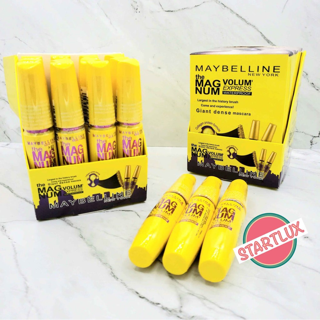 MASCARA MAYBELLINE ISI 3PCS + GALENCO PENJEPIT BULU MATA / MASCARA