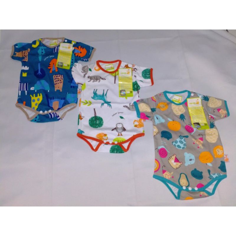 1VelvetROMPER Pendek- Jumper Baju Bayi baru lahir Motif Lucu cewek-cowok