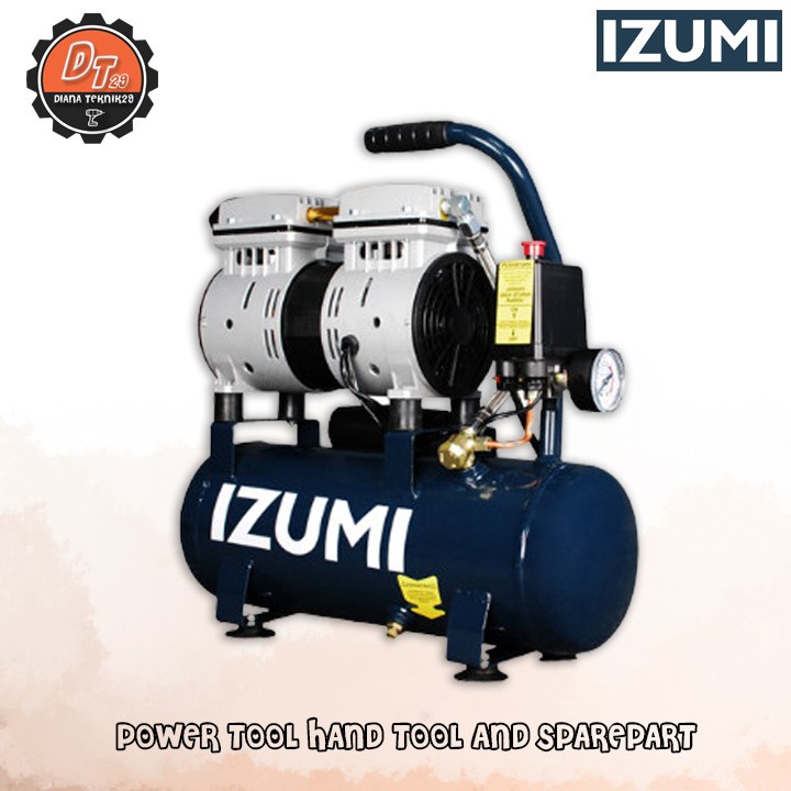 Izumi kompresor Angin Oiles Air compresor 3/4 hp 9liter IZUMI MAX