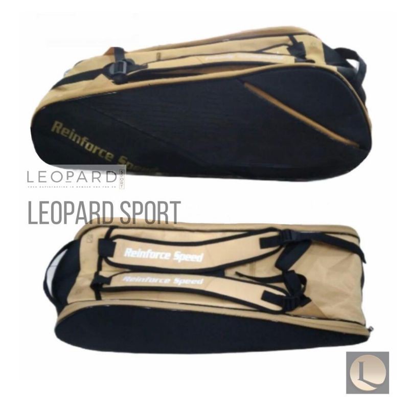 Tas RS BT9 Prof 05AF Black/Gold / Tas Raket Badminton / Tas Punggung