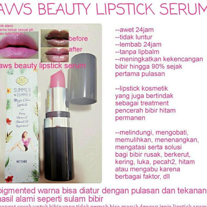 FREE ONGKIR AWS BEAUTY MAGIC COLOR - AWS LIPSTICK SERUM - FPD BEAUTYHERB ORIGINAL