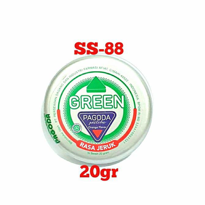

JAMIN ORI PAGODA PASTILES GREEN SEGITIGA ~ PERMEN PAGODA (20GR) !!!