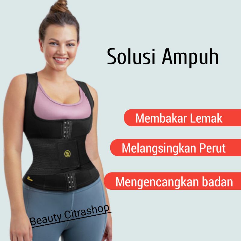 KORSET NEOTEX BAJU PELANGSING BADAN [ PAKET TERMASUK SABUK ]
