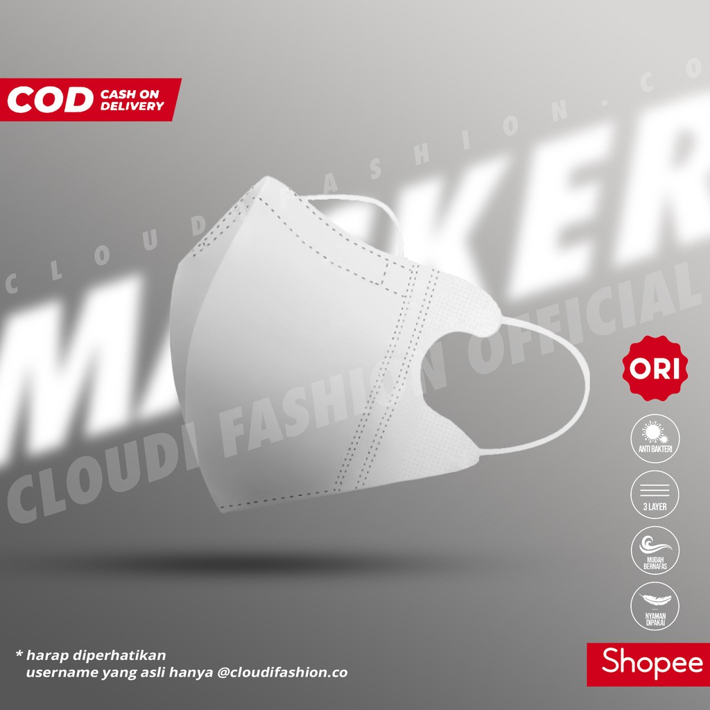 Masker Duckbill Warna Warni Ecer 3ply Murah Duckbil Dewasa Hitam Putih Pink Pastel Polos