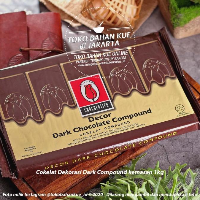 

[COD] Tulip Decor Dark 1kg Chocolate Compound Coklat Batang Cokelat Dekorasi [COD]
