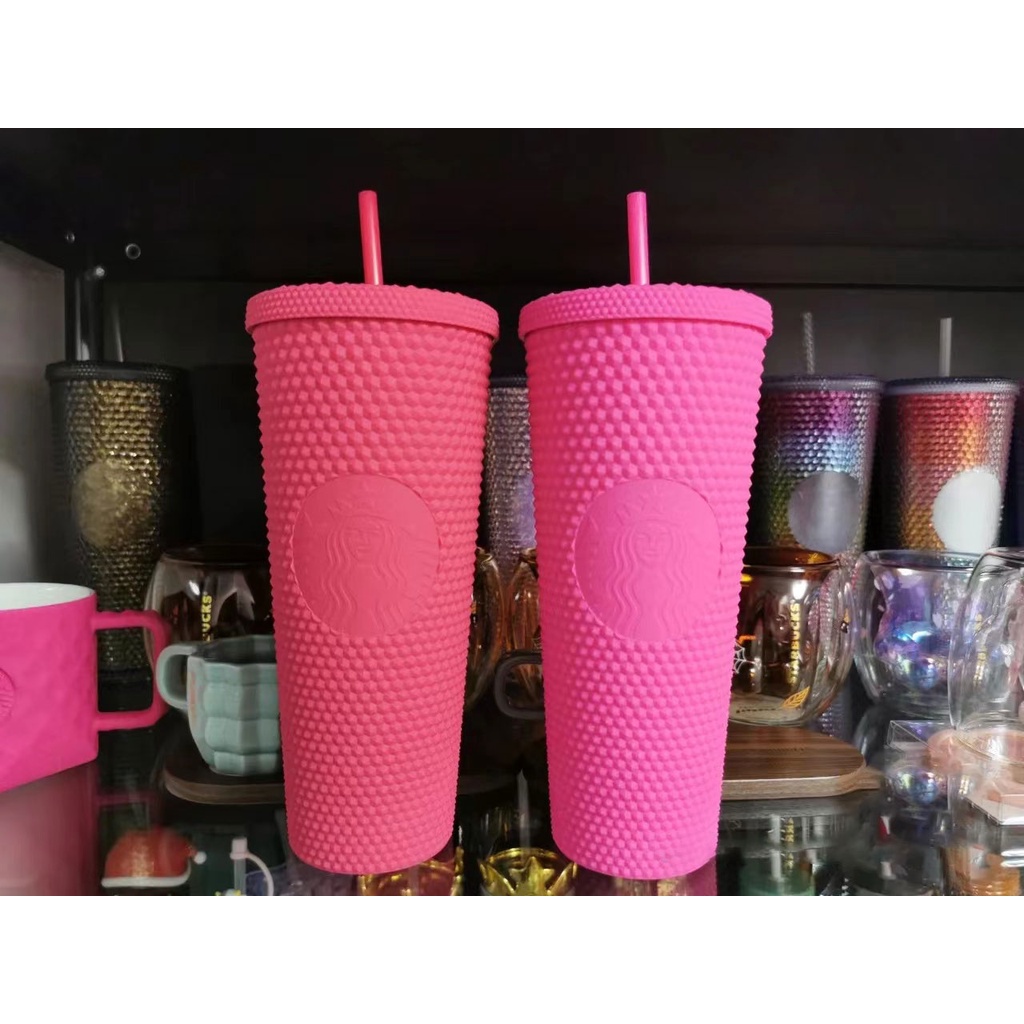 7 Color Starbucks Cup Tumbler Duren Cup Diamond Durian Cup Starbucks Suitable For Young People 710ML