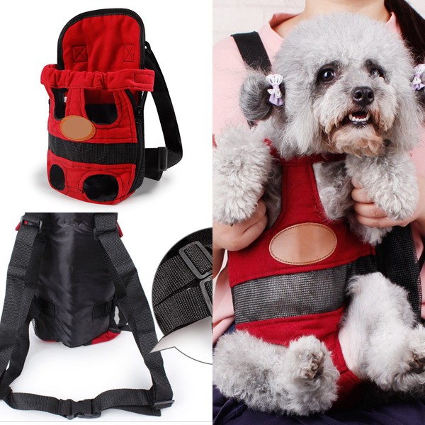 Tas Ransel Gendong  depan Pet Anjing Kucing Pet Carrier 