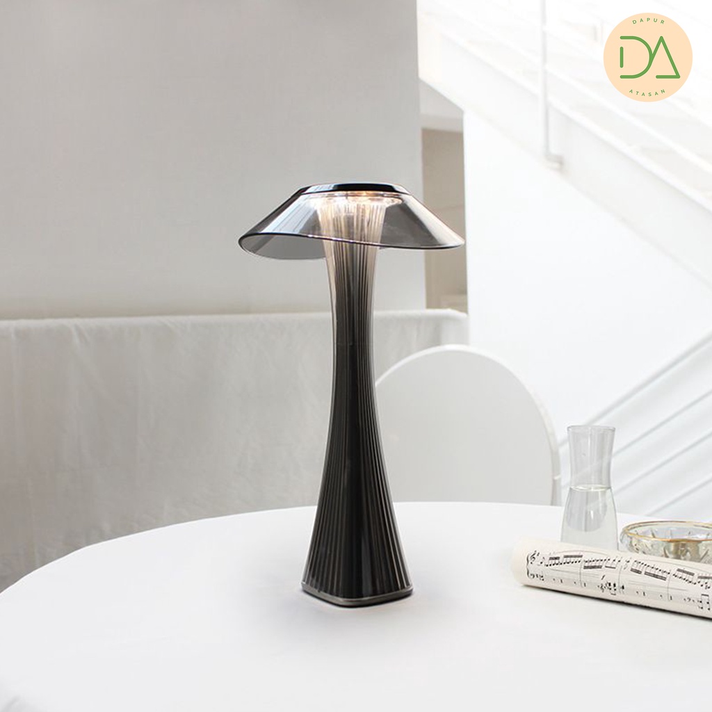 LED Modern Desk Lamp Lampu Meja Estetik Kekinian Touch Lamp