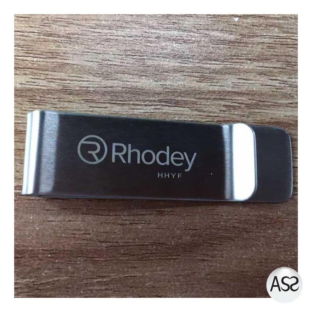 ASS Shop - Rhodey Dompet Klip Uang Kertas Stainless Steel - HHYF