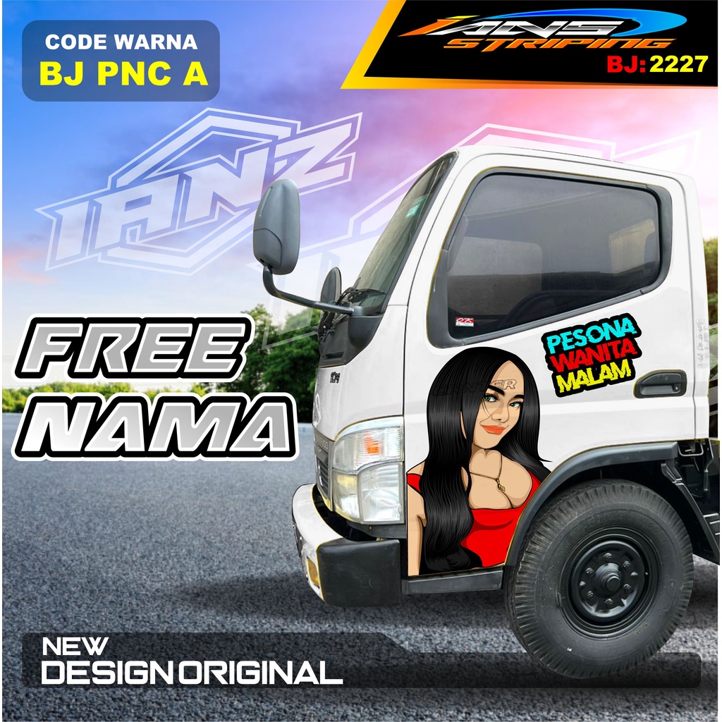 VARIASI STIKER PINTU TRUK FUSO RAGASA / DECAL PINTU DUMTRUK  / STIKER MOBIL TRUK / STIKER PINTU TRUK KEREN