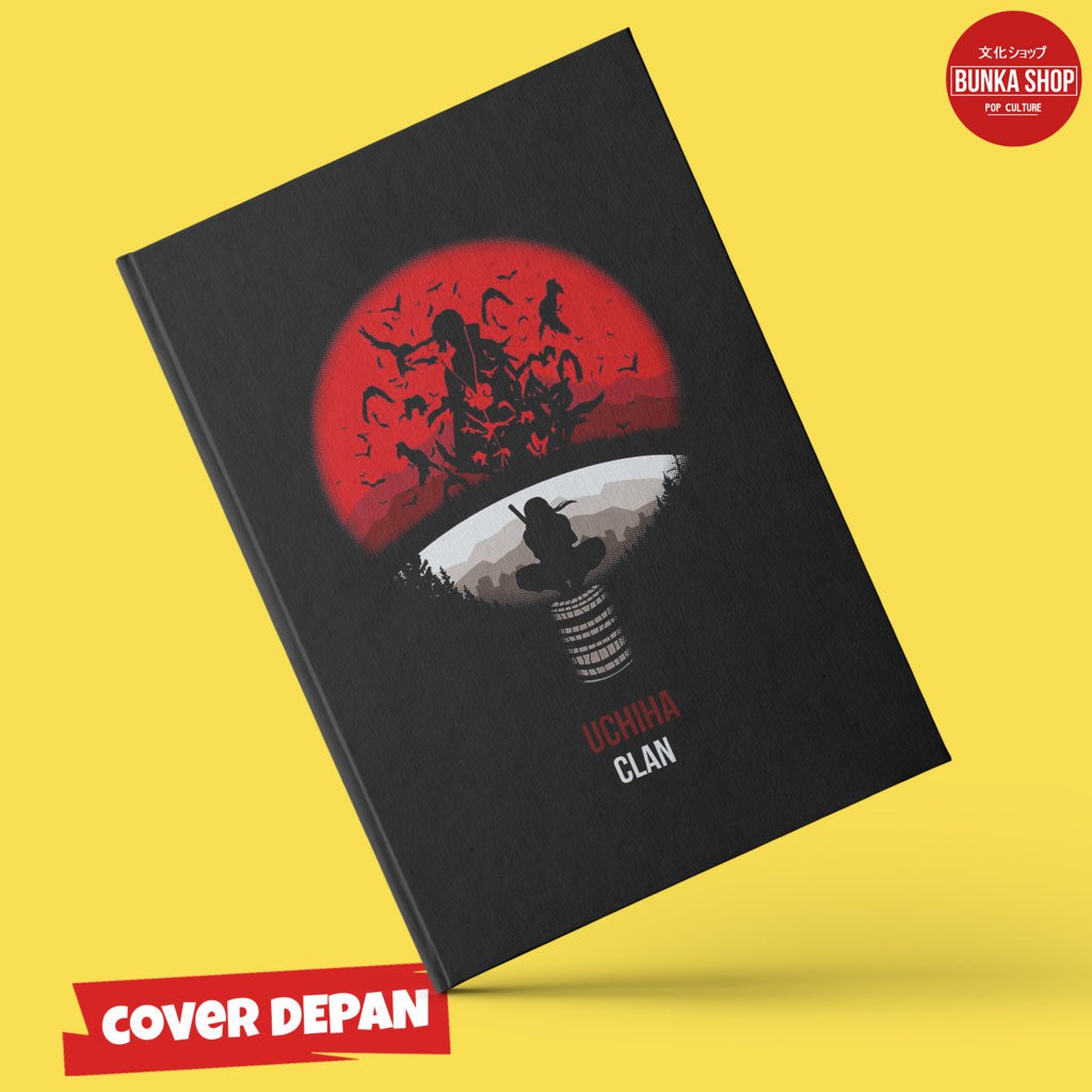 

Terlaris ✨ - Note Book Anime Naruto Uchiha Clan Hardcover A5 Buku Tulis Catatan Note Agenda Planner Jurnal3.1.23