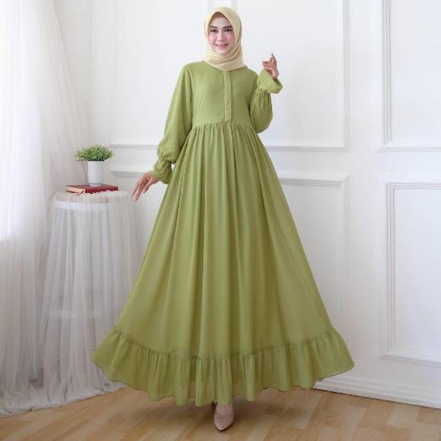 Gamis ceruty Polos / gamis polos / gamis syar'i / gamis ceruty  / gamis murah / ceruty busui