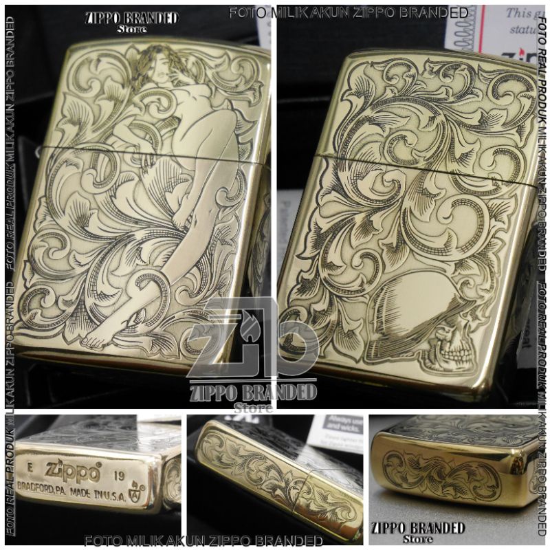 ZIPPO SEXY LADY THE EXPENDABLES BRASS ARMOR 5 SIDE EMBOSS TIMBUL LIMITED EDITION