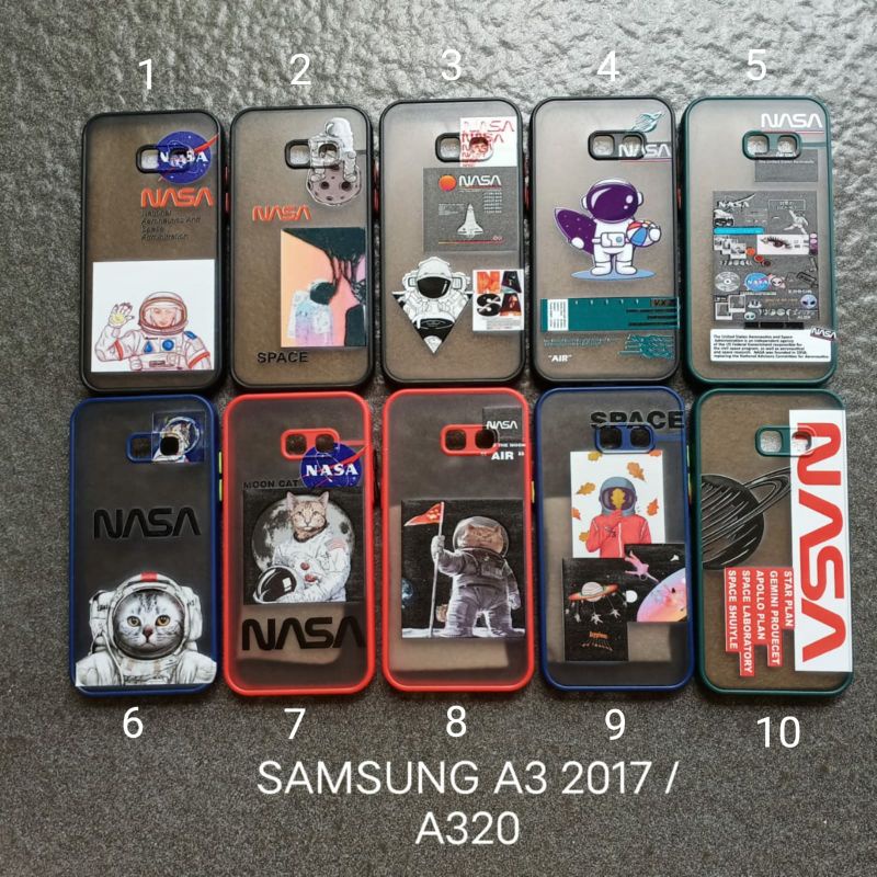 Case gambar Samsung A320 . A3 2017 motif cowok ( 2 motif ) soft softcase softshell silikon cover casing kesing housing