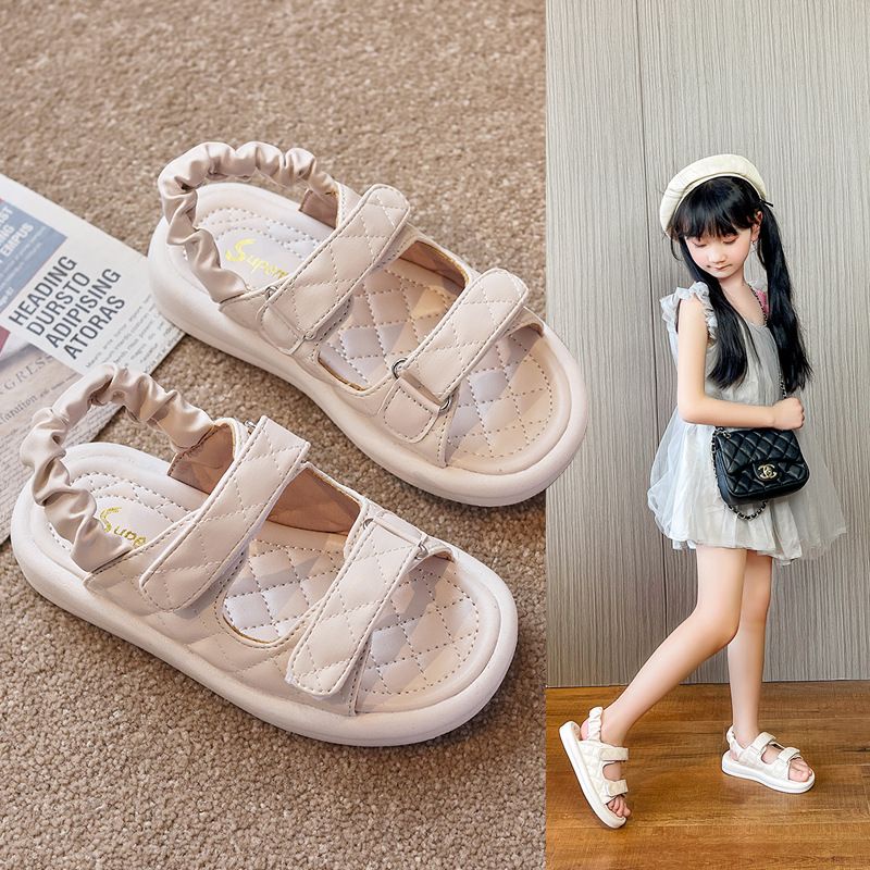 【FREE BOX IMPORT】Sandal Double Strap Fashion Anak Import (SIZE 26-36)