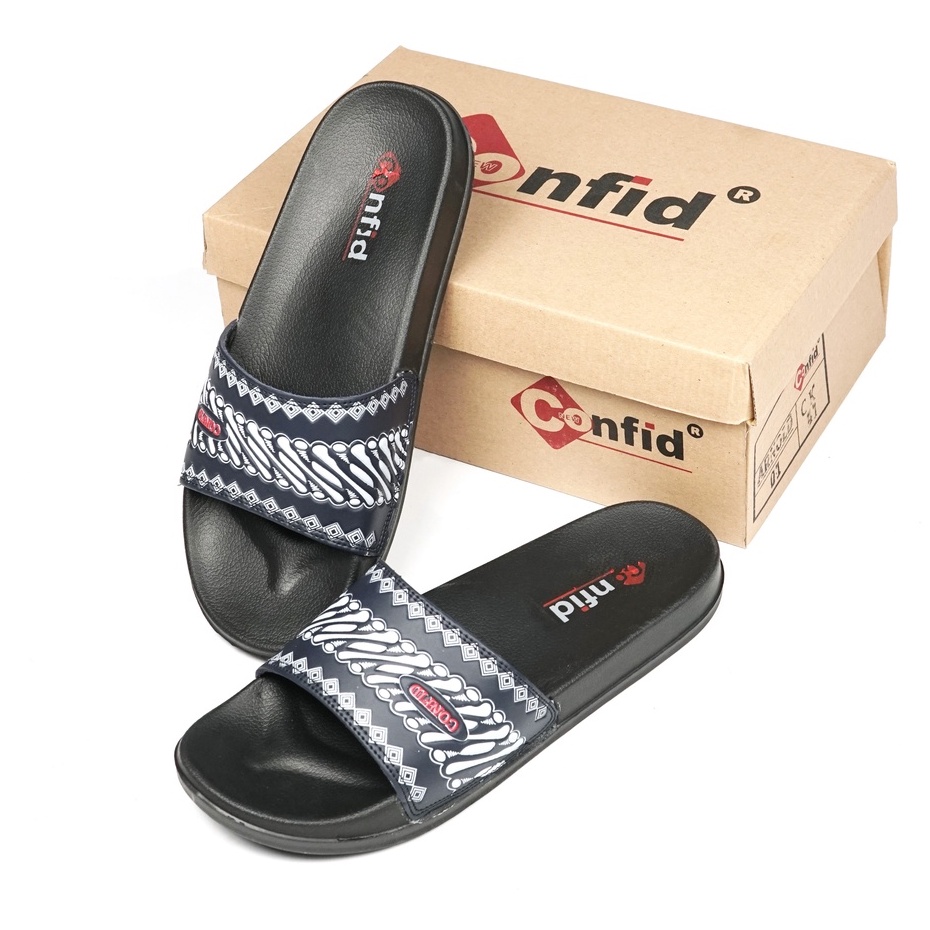 Confid - Sandal Slop Casual Pria (JPR)-02