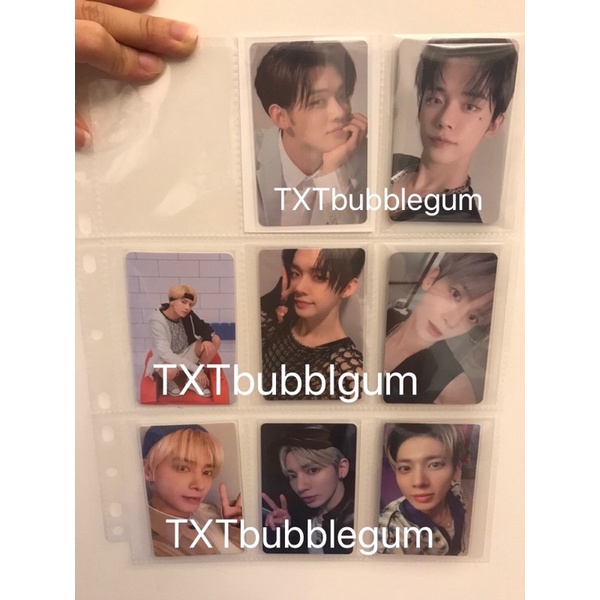 TXT Yeonjun Taehyun Yes24 Chaotic Wonderland 4oln Freeze YZY season greetings 2022 M2u