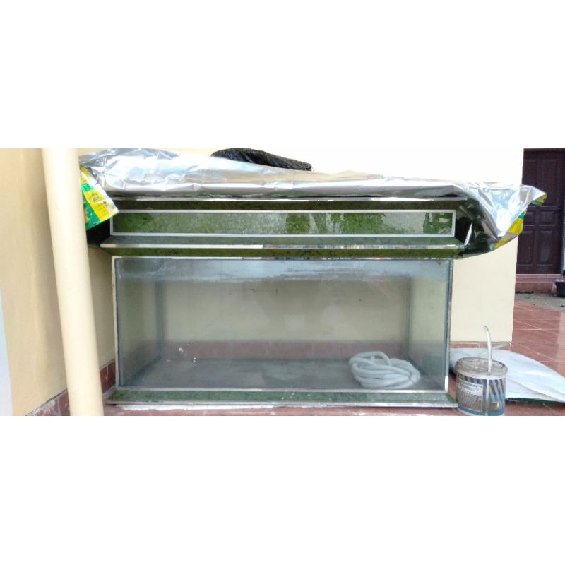 Aquarium bekas 120x50x50