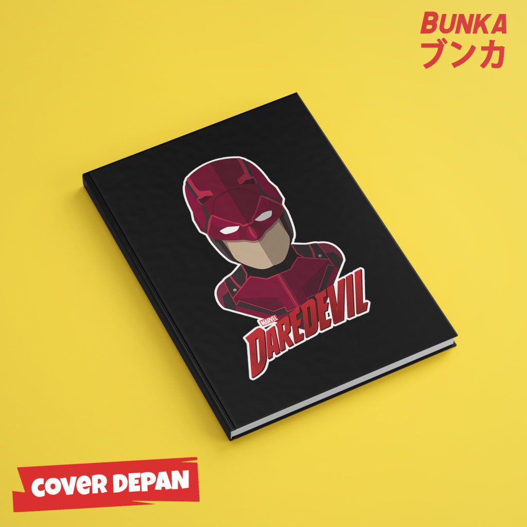 

Notebook Marvel Character Design Daredevil Hardcover A5 Buku Tulis Catatan Note Agenda Planner