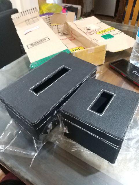 Kotak Box Tisu Vinyl 13x13x9 Cm