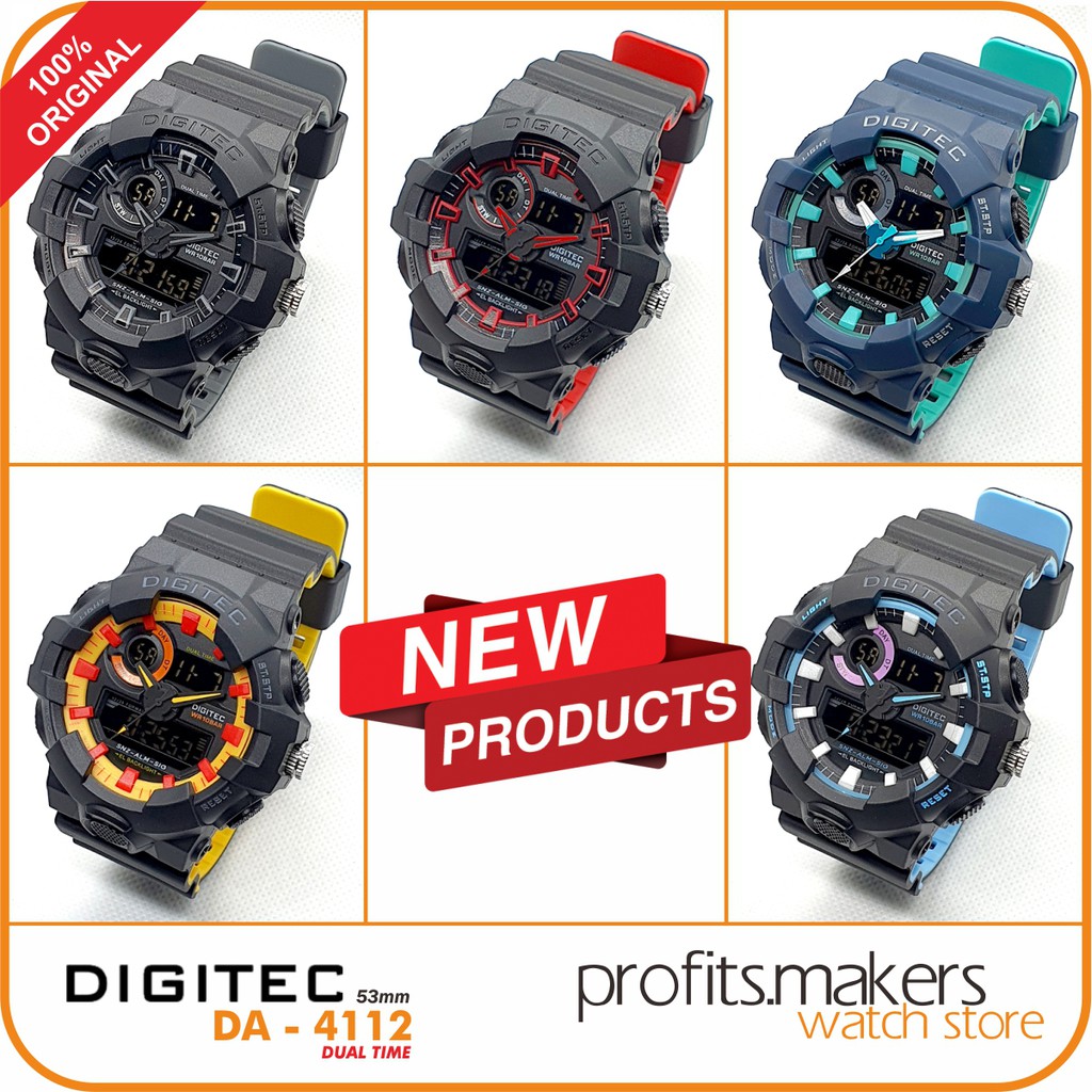 DIGITEC DA 4112 / DA-4112 / DA4112 DG Watch Jam Tangan ORIGINAL