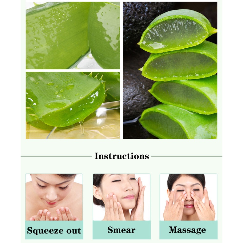 ALOE VERA SOOTHING GEL  EKSTRAK LIDAH BUAYA MELEMBABKAN KULIT 100% Ekstrak Lidah Buaya