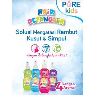 Pure Kids Hair Detangler Spray rambut  anak  PURE BABY 