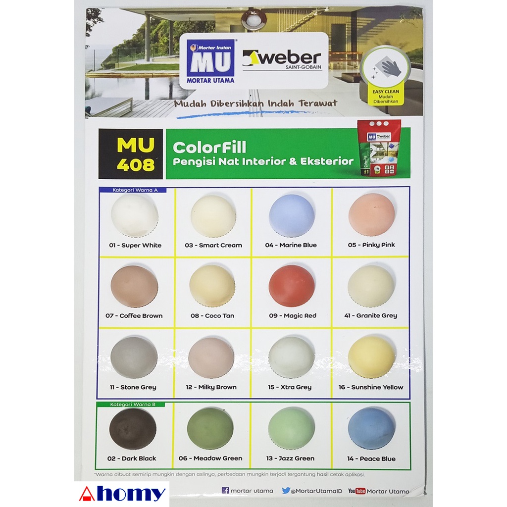 semen nat keramik MU-408 1kg MU 408