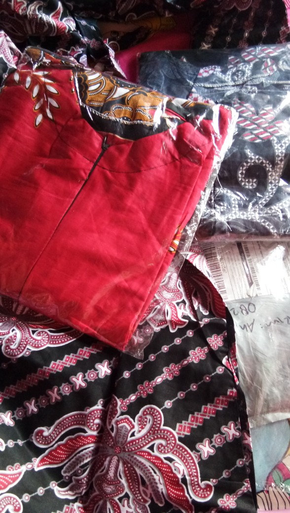 Gamis Batik (cod) Manggar Gamis Batik Pesta Model Terbaru