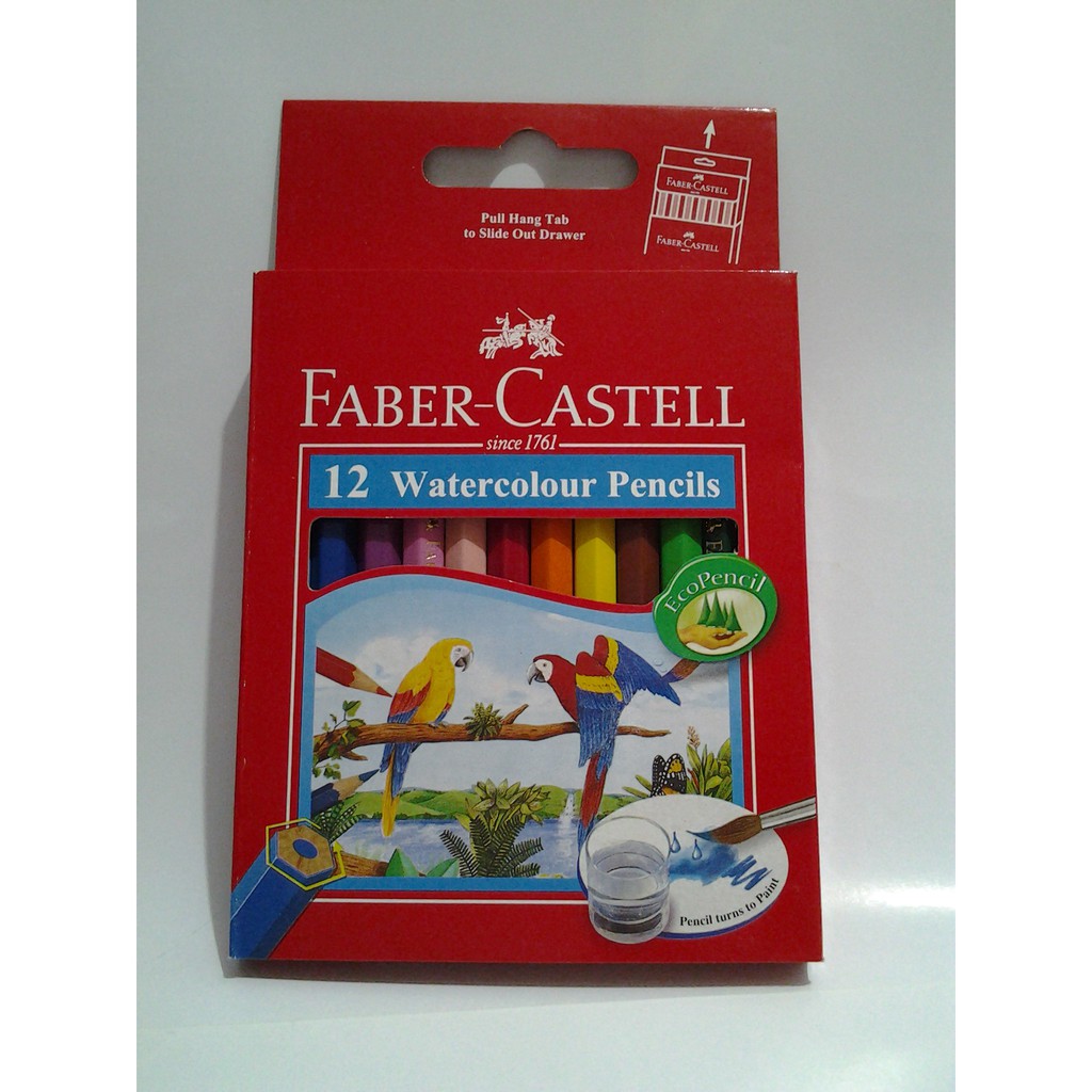 

Pensil warna watercolour 12 pendek faber castell