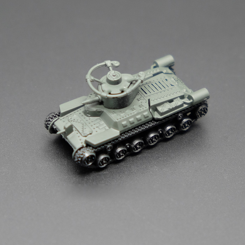 Mainan Model Tank Tempur Militer Leopard Macan WW2 4D Skala 1: 144