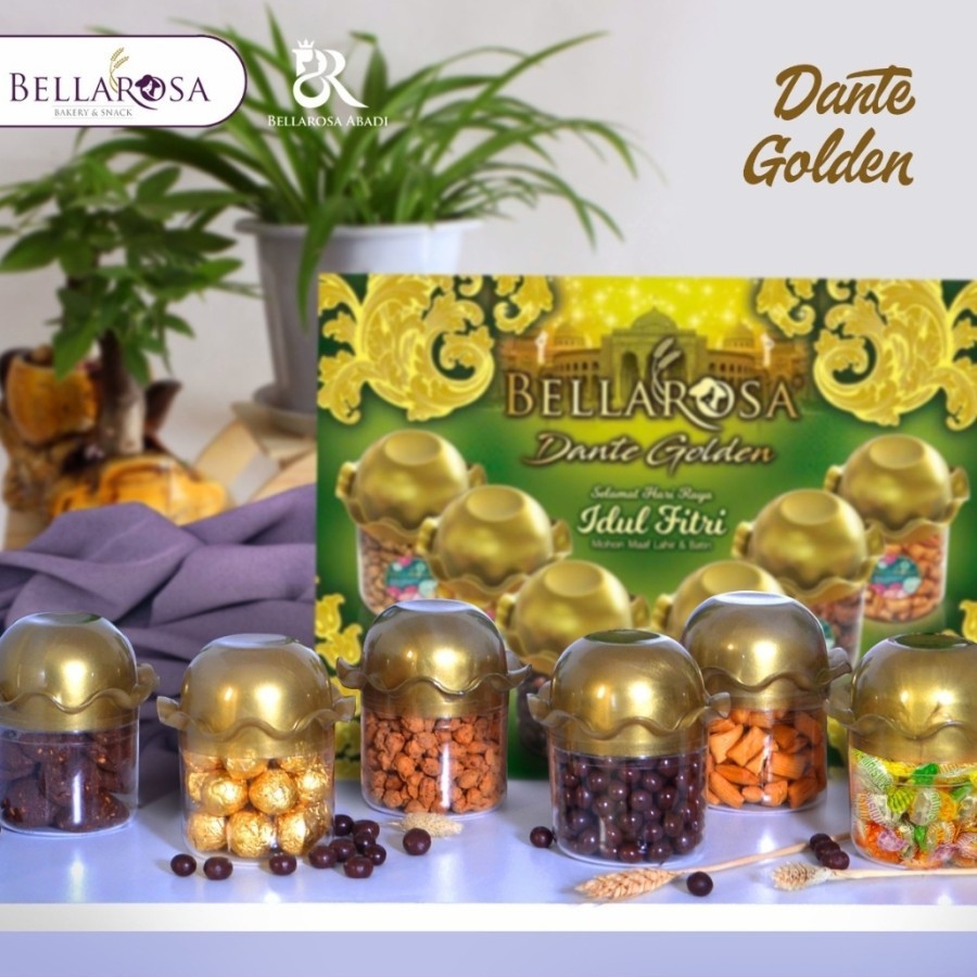 

BELLAROSA KUE PAKET DANTE GOLDEN DNT3 / PAKET KUE LEBARAN KUE KERING