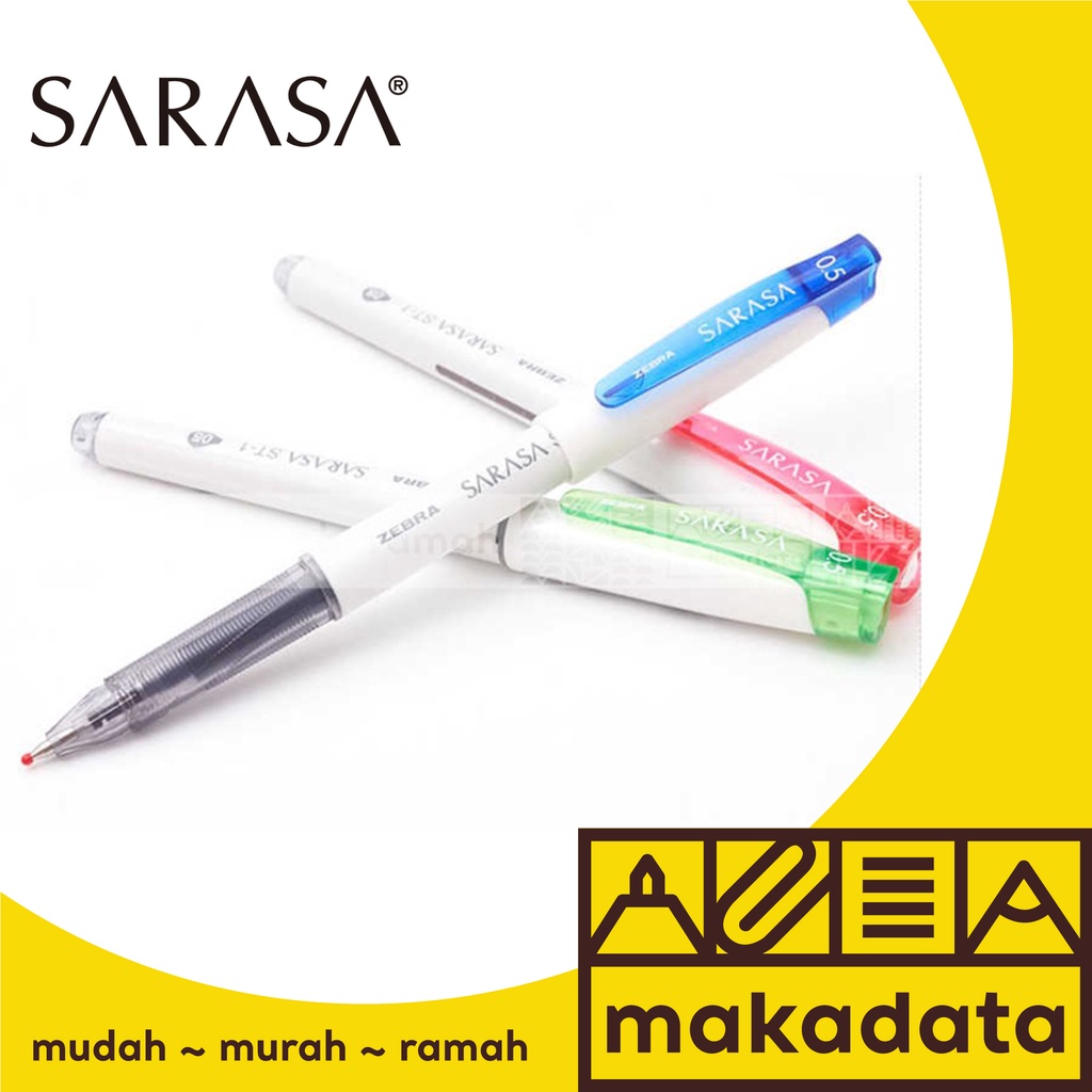 

PULPEN GEL ZEBRA SARASA ST-1 0.5mm MURAH