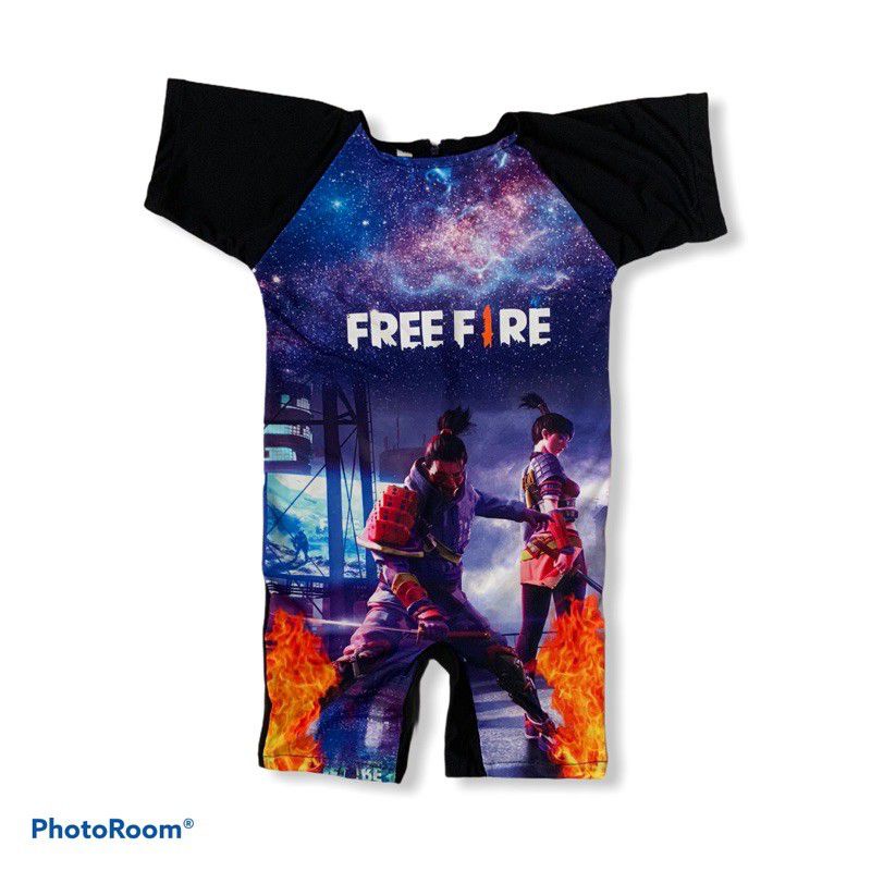 baju renang karakter anak motif free fire/boboiboy/captain america/batman/spiderman/terlaris/baju re