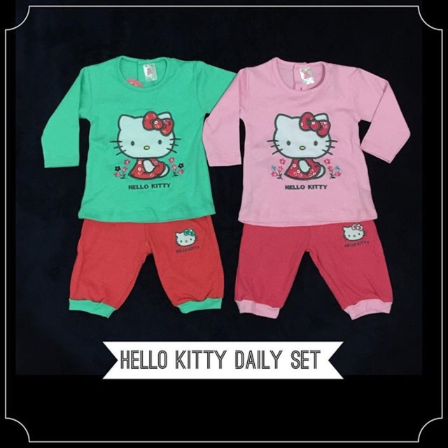 Setelan anak hello kitty / Hello Kitty Daily Set
