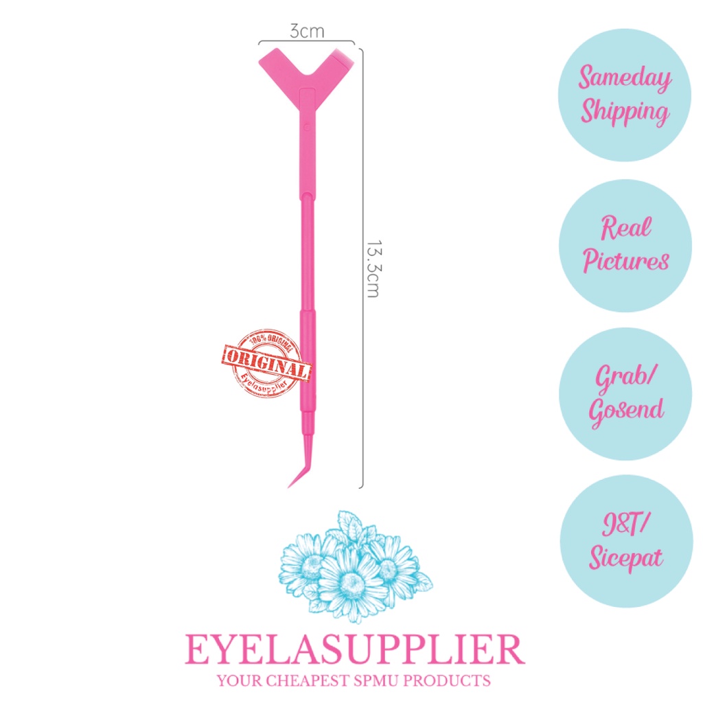 Spatula Lashlift Stick Lash Perm Y-Shape Y Shaped Lifting Pengeriting Bulu Mata Pemisah Pinset Lurus