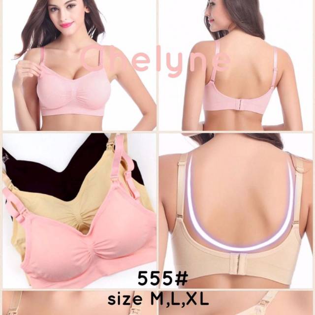 Bh Bra Menyusui Seamless Lembut Chelyne 555Murah