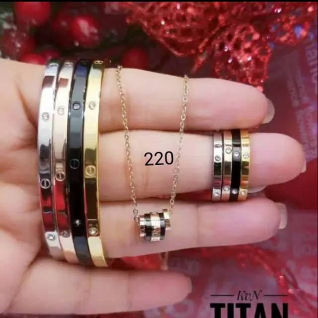 gelang cartier titanium