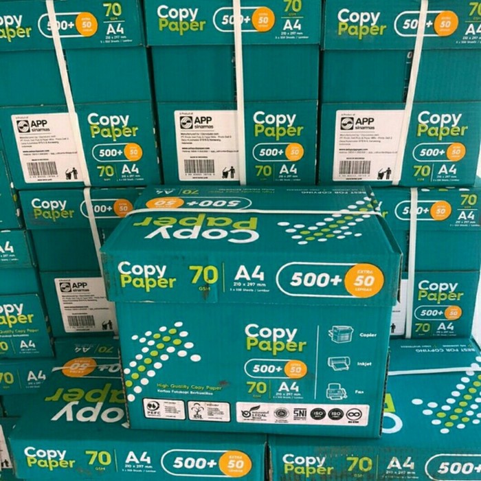 

DISKON!! KERTAS HVS A4 COPY PAPER 70 GRAM - PUTIH KERTAS HVS